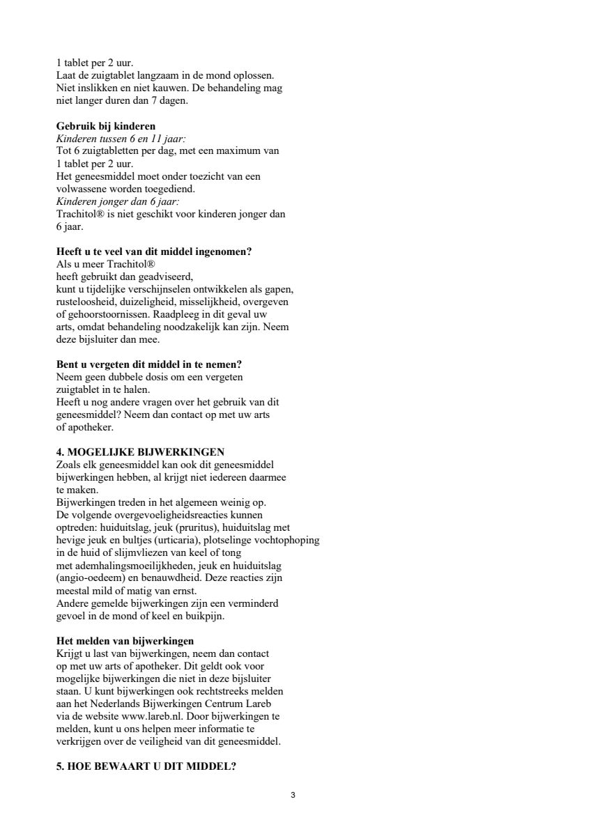 Zuigtabletten - bij beginnende keelpijn afbeelding van document #3, leaflet
