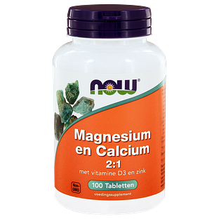 NOW Magnesium & Calcium 2:1 Tabletten 100TB