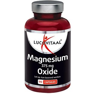 Lucovitaal Magnesium Oxide 375mg Capsules 90CP Lucovitaal Magnesium Oxide 375mg Capsules 90CP