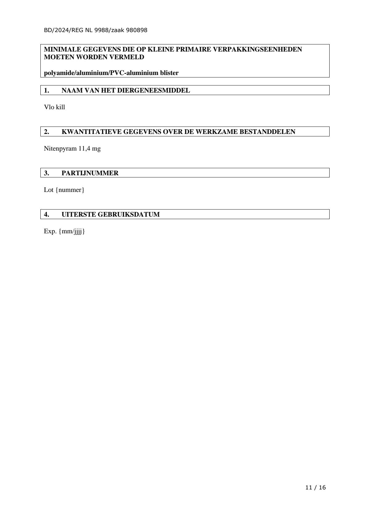 Vlo Kill Katten en Kleine Honden afbeelding van document #11, leaflet