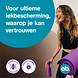 OB Extra Protect Tampons Normal 16ST lachende vrouw met togamat en drinkbeker OB Extra Protect Tampons Normal 16ST lachende vrouw met togamat en drinkbeker
