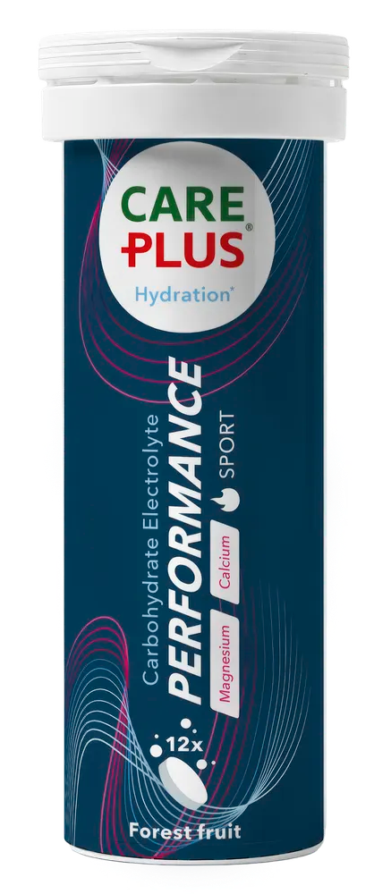 Care Plus Carbohydrate Electrolyte Performance Bruistabletten 12TB