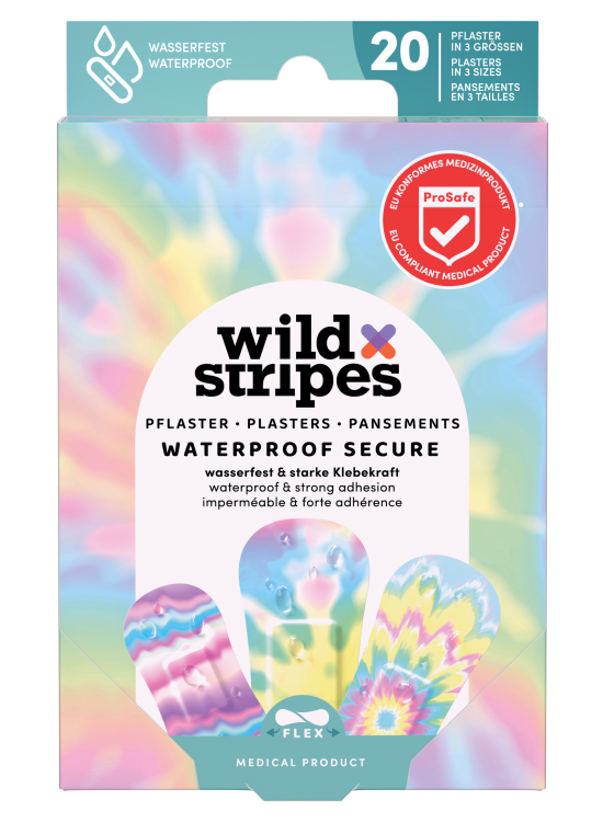 Wild Stripes Pleister Waterproof Rainbow afbeelding 1