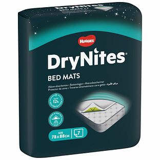 Huggies DryNites Matrasbeschermers 7ST Huggies DryNites Matrasbeschermers 7ST