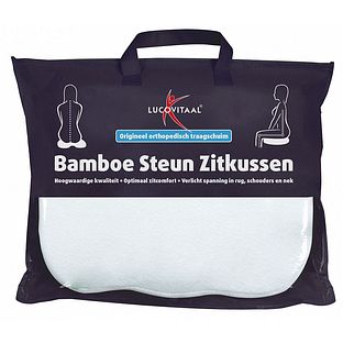 Lucovitaal Bamboe Steun Zitkussen 1ST Lucovitaal Bamboe Steun Zitkussen 1ST