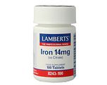 Lamberts IJzer Citraat 14mg Tabletten 100TB