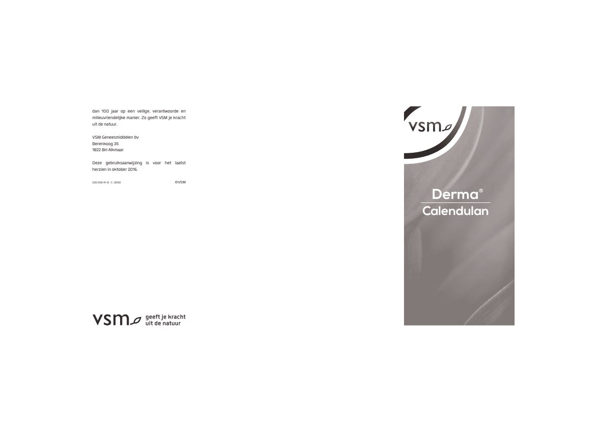 Derma Calendulan Litteken Crème afbeelding van document #2, instructions