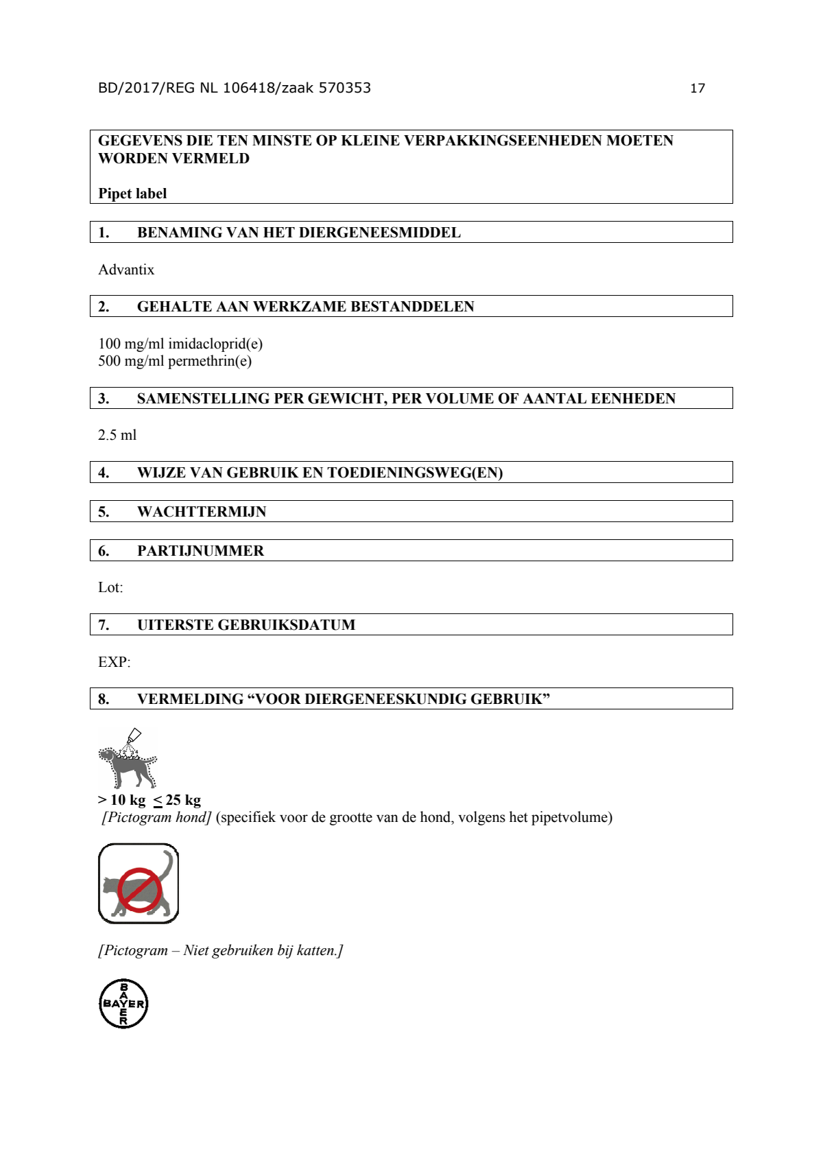 Hond 250/1250 Spot-on Solution afbeelding van document #17, instructions