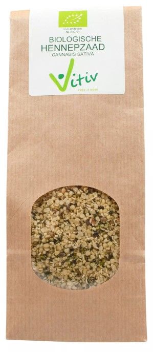 Vitiv Biologische Hennepzaad Gepeld 500GR