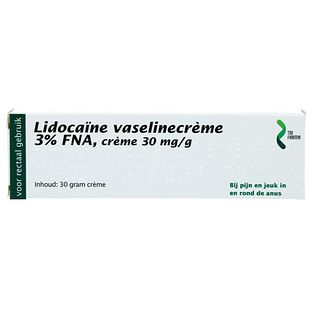 Tiofarma Lidocaïne Vaselinecrème 3% FNA 30GR