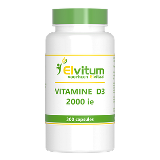 Elvitum Vitamine D3 2000IE Capsules 300CP Elvitum Vitamine D3 2000IE Capsules 300CP