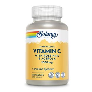 Solaray Vitamin C 1000mg Capsules 100VCP