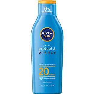 Nivea Sun Protect & Bronze Zonnemelk SPF20 200ML