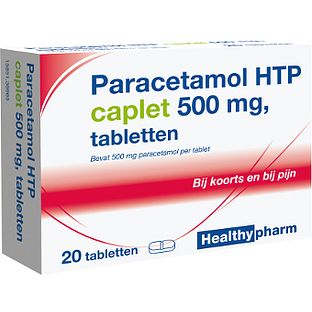 Healthypharm Paracetamol 500mg Caplet 20ST Healthypharm Paracetamol 500mg Caplet 20ST
