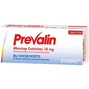 Prevalin Allerstop 10mg Hooikoorts Tabletten 21TB