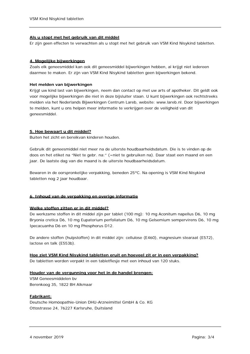 Kind 0-6 Nisykind Tabletten afbeelding van document #3, leaflet