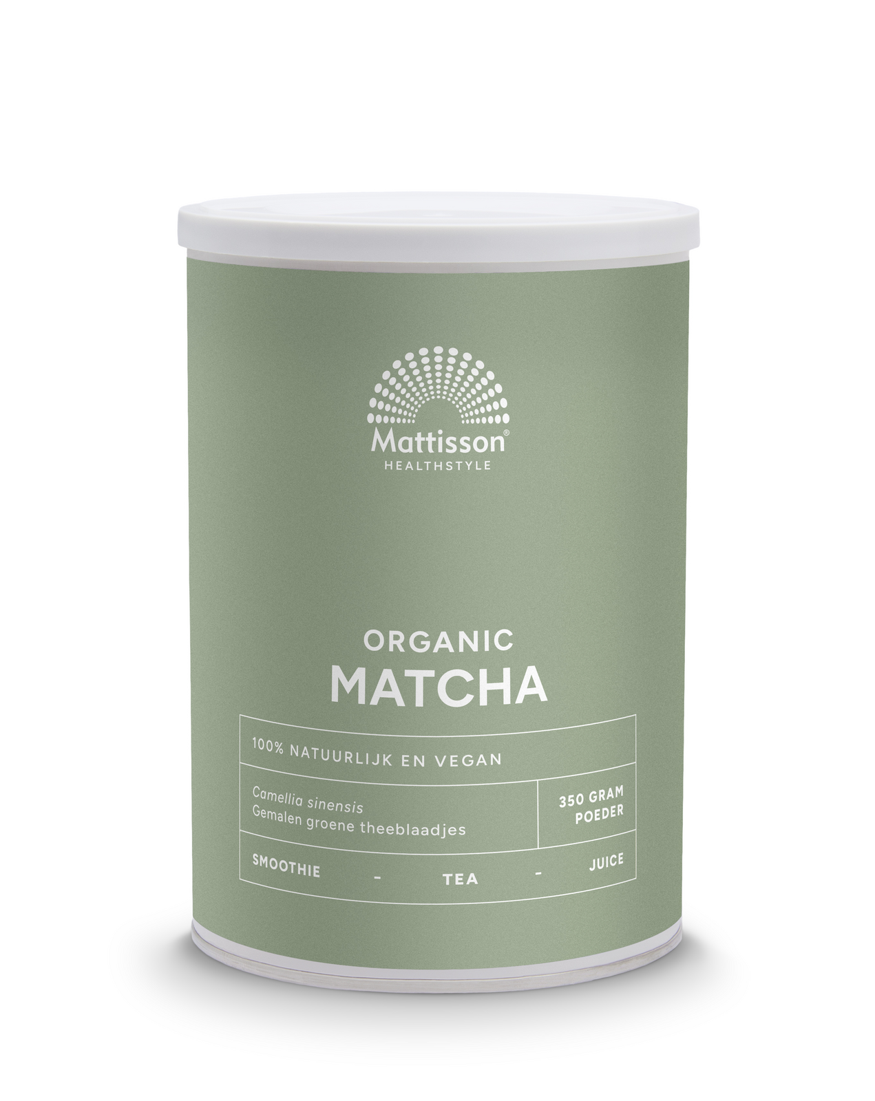 Mattisson HealthStyle Biologische Matcha Poeder 350GR