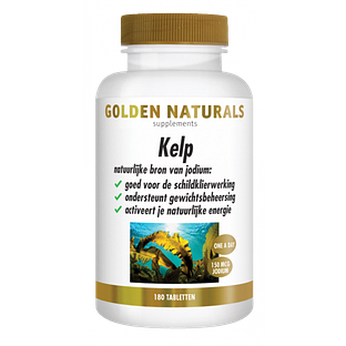 Golden Naturals Kelp Tabletten 180TB Golden Naturals Kelp Tabletten 180TB