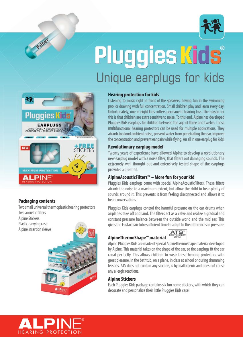 Pluggies Kids Oordoppen afbeelding van document #1, research
