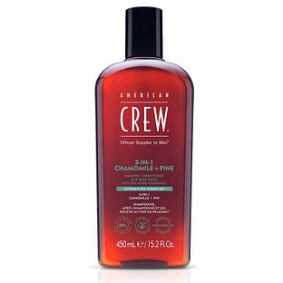 American Crew 3-in-1 Chamomile + Pine Shampoo, Conditioner & Bodywash 450ML