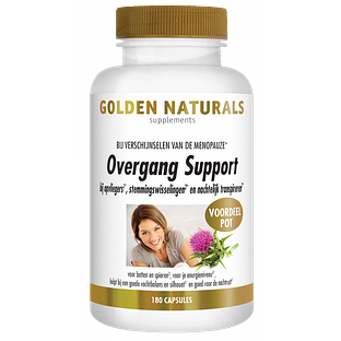 Golden Naturals Overgang Support Capsules 180VCP