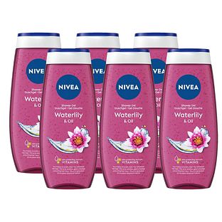Nivea Waterlily & Oil Douchegel Voordeelverpakking 6x250ML