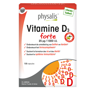 Physalis Vitamine D3 Forte Capsules 100CP