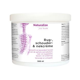Natusor Naturalize Rug-, schouder- & nekcrème 500ML