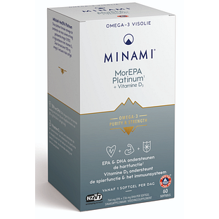 Minami MorEPA Platinum + Vitamine D3 Softgels 60SG