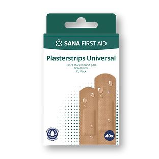 Sana First Aid Waterafstotend Pleisterstrips 40ST