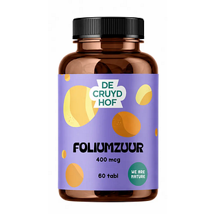Cruydhof Foliumzuur 400mg Tabletten 60TB