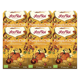Yogi Tea Pumpkin Chai Voordeelverpakking 6x17ST Yogi Tea Pumpkin Chai Voordeelverpakking 6x17ST