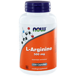 NOW L-Arginine 500mg Capsules 100ST
