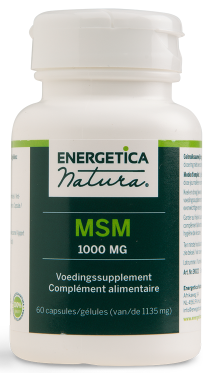 Energetica Natura MSM 1000mg Capsules afbeelding
