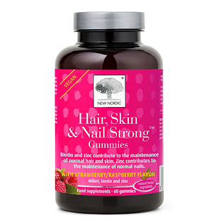 New Nordic Hair Skin & Nail Strong Gummies 60ST