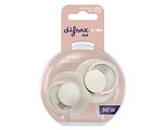 Difrax LOVI Prime Pacifier 6-18 Months - Coconut/Ivory 2ST