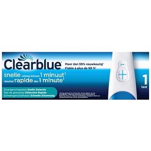 Clearblue Zwangerschapstest Snelle Detectie 1ST Clearblue Zwangerschapstest Snelle Detectie 1ST
