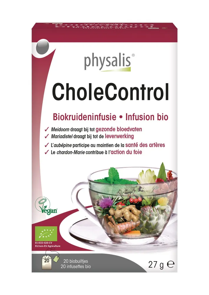 Physalis CholeControl Biokruideninfusie Zakjes 20ZK