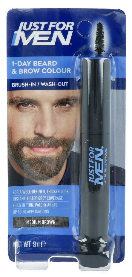 Just For Men 1-Day Beard & Brow Colour Medium Brown