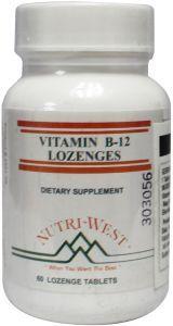 Nutri West Vitamine B12 Lozenges afbeelding