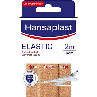 Hansaplast Elastic 2m x 6cm 1ST Hansaplast Elastic 2m x 6cm 1ST