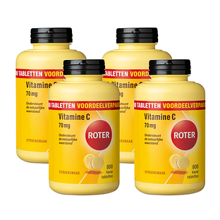 Roter Vitamine C 70mg Kauwtabletten Voordeelverpakking 4x800ST