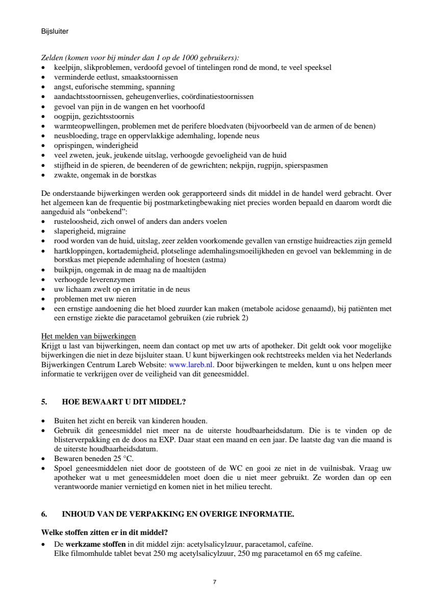 Filmomhulde Tabletten afbeelding van document #7, leaflet