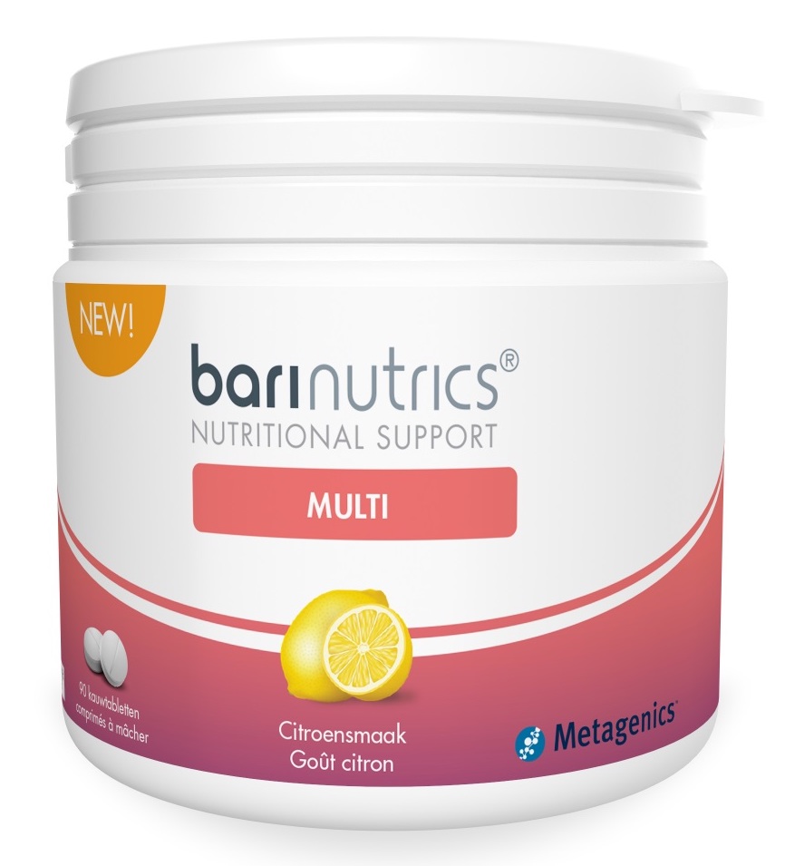Metagenics BariNutrics Multi Kauwtabletten Citroen afbeelding 1