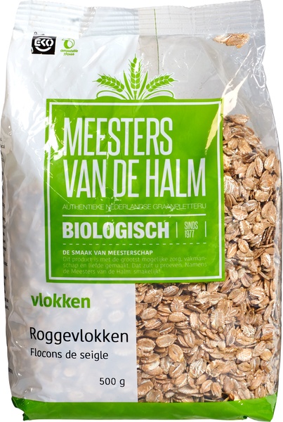 De Halm Roggevlokken Biologisch afbeelding