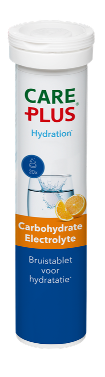 Care Plus Carbohydrate Electrolyte Bruistablet Orange 20ST