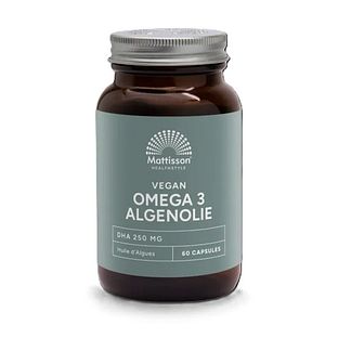 Mattisson HealthStyle Vegan Omega 3 Algenolie DHA 250mg Capsules 60VCP