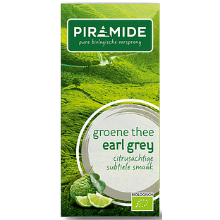 Piramide Thee Groene Thee Earl Grey 20ZK Piramide Thee Groene Thee Earl Grey 20ZK