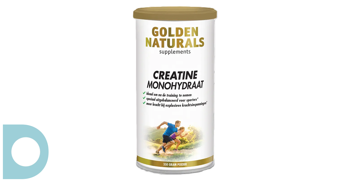 Golden Naturals Creatine Monohydraat 350 g