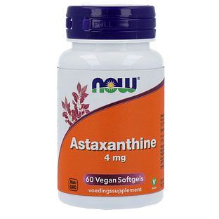 NOW Astaxanthine 4 mg Vegan Softgels 60SG NOW Astaxanthine 4 mg Vegan Softgels 60SG